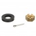 NUT KIT @2 - 802002Q1 (802002Q1) NUT KIT  minimum 2 for Mercury, Mercruiser, Force or Mariner - Mercury Marine 802002Q1 Propeller Nut Kit - 2 Pack.  Kit includes two cotter pins, propeller nuts and washers.  Do not operate your engine or drive without all propeller hardware in place.  Prop hardware is stainless steel, durable and corrosion resistant.  To aid future propeller removal, grease prop shaft splines with Mercury 2-4-C or Mercury Special Lube 101.  Propeller nut kit 802002Q1 includes two cotter pins, prop nuts and washers for Johnson and Evinrude 20 hp through 35 hp outboards (1976 through 2000, except select international models).See your owner's manual for installation instructions, the Flo-Torq hub, thrust washers and prop nut part numbers to best fit your engine or drive.  The Quicksilver brand is the leader in delivering uncompromising engine oils, parts and accessories to the marine industry for over 65 years.  Quicksilver is the premier supplier of Mercury Marine Original Equipment replacement engine parts, oils, and accessories, but also works to serve all Original Equipment brands in the marine and powersports industries.  It has earned a loyal following by providing the highest quality products that are tested through some of the most rigorous environments and testing procedures. No aftermarket company comes close to the level of research and design as Quicksilver; buying Quicksilver is buying performance, protection and peace of mind.  