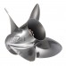 BRV1 36 LH - 832123A55 (48-832123A55) BRV1 36 LH for Mercury, Mercruiser, Force or Mariner - Mercury Marine 832123A55 Bravo One Propeller – 4-Blade 15.75” Diameter x 36” Pitch Left-Hand Rotation Comp Series. World's best selling high performance 4-blade stainless steel propeller. Designed to optimize the power of elevated installation MerCruiser Bravo One stern drives and Mercury outboards for faster speeds and higher performance. Uses Flo-Torq II Hub System to cushion and protect the engine drivetrain from most damage causing impacts. The high rake and shallow chord swept blade design allows for more efficient use of the four blades for semi-surface piercing operation. Great for high performance stepped hull deep vee or twin hull catamarans. Bravo One propeller 832123A55 fits Mercury and Mariner 90 hp through 115 hp Command Thrust EFI outboards, 135 hp and up Optimax and Verado outboards. The large blade area, aggressive cup and high rake design delivers exceptional holding in turns and at high speeds in all sea conditions. Flo-Torq II Hub Kit For Mercury, Mariner or MerCruiser included. For optional Flo-Torq hubs see your owner's manual.Mercury Marine’s passion for performance is matched by your drive for the new, the unknown. Our legendary reliability and durability let you boldly embrace your next adventure—large or small—knowing you’re backed by the best quality design, engineering, and materials. BRV1 36 LH - 832123A55 (48-832123A55) BRV1 36 LH for Mercury, Mercruiser, Force or Mariner - Mercury Marine 832123A55 Bravo One Propeller – 4-Blade 15.75” Diameter x 36” Pitch Left-Hand Rotation Comp Series. World's best selling high performance 4-blade stainless steel propeller. Designed to optimize the power of elevated installation MerCruiser Bravo One stern drives and Mercury outboards for faster speeds and higher performance. Uses Flo-Torq II Hub System to cushion and protect the engine drivetrain from most damage causing impacts. The high rake and shallow chord swept blade design allows for more efficient use of the four blades for semi-surface piercing operation. Great for high performance stepped hull deep vee or twin hull catamarans. Bravo One propeller 832123A55 fits Mercury and Mariner 90 hp through 115 hp Command Thrust EFI outboards, 135 hp and up Optimax and Verado outboards. The large blade area, aggressive cup and high rake design delivers exceptional holding in turns and at high speeds in all sea conditions. Flo-Torq II Hub Kit For Mercury, Mariner or MerCruiser included. For optional Flo-Torq hubs see your owner's manual.Mercury Marine’s passion for performance is matched by your drive for the new, the unknown. Our legendary reliability and durability let you boldly embrace your next adventure—large or small—knowing you’re backed by the best quality design, engineering, and materials.